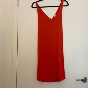 Splendid red cotton dress